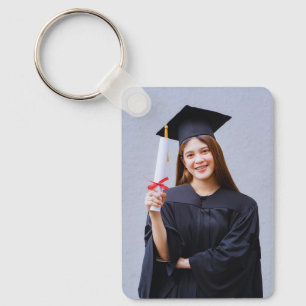 Llavero de foto de graduación