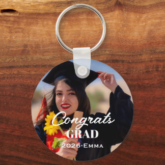 Llavero de Foto de Graduación Personalizado