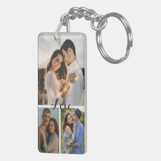 Llavero de Foto de Pareja Personalizado