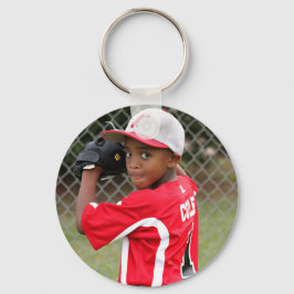 Llavero de foto deportiva personalizada