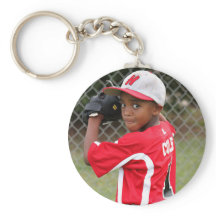 Llavero de foto deportiva personalizada