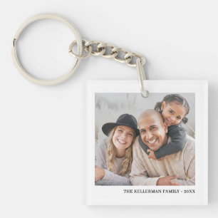 Llavero de Foto Familiar Doble Cara Personalizado