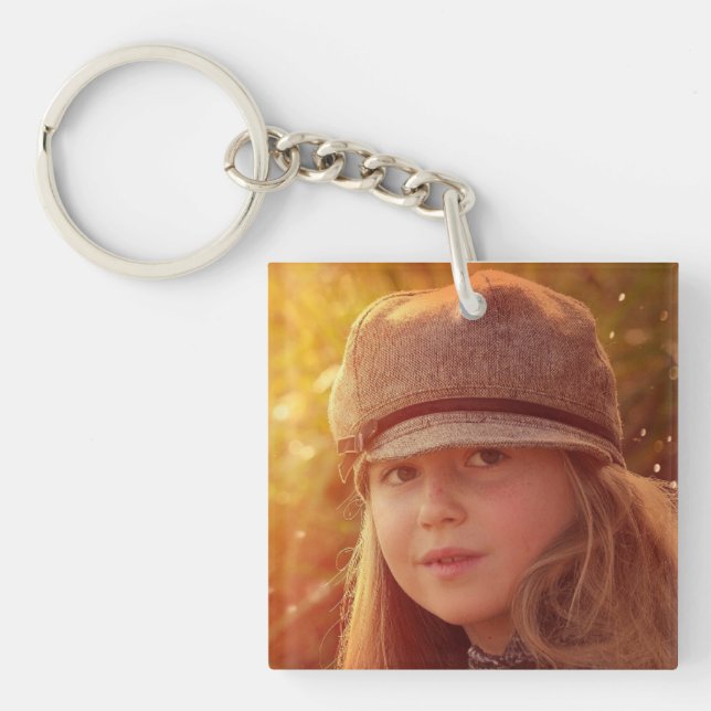 LLAVERO DE FOTO GRANDE PERSONALIZADO (Frente)