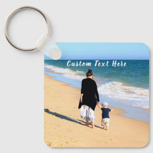 Llavero de Foto Personalizada con Texto
