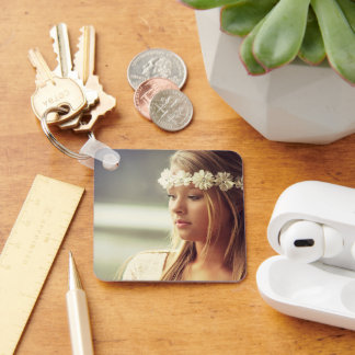 Llavero de FOTO personalizado con parte posterior