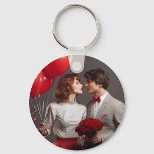 Llavero de Foto Personalizado de San Valentín Pe
