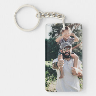 Llavero de Foto Personalizado: Familia de Acrílico