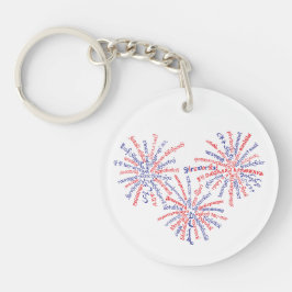 Llavero de Fuegos Artificiales Típicos de Estados