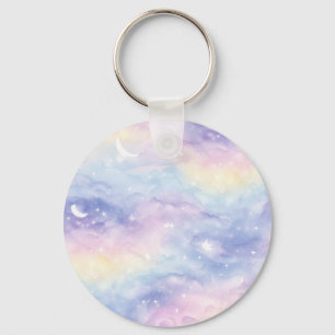 Llavero de Galaxia de Cielo Pastel