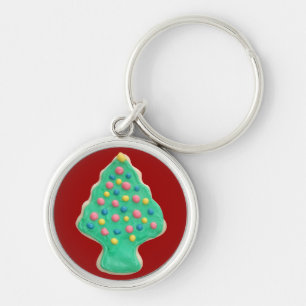 Llavero de Galleta en forma de Árbol de Navidad