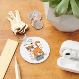 Llavero de Gato Adorable | Accesorio de Gatito Ado