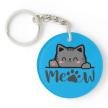 Llavero de Gato Adorable Maullido – Regalo Diverti