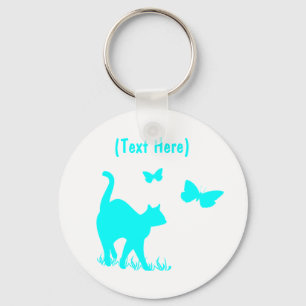 Llavero de gato personalizado