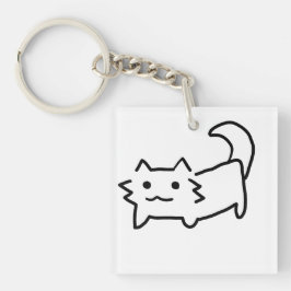 Llavero de gato simple y lindo
