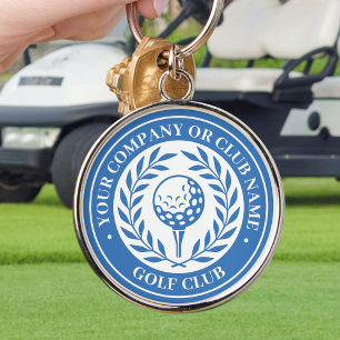 Llavero de Golf Clásico con Nombre Personalizado A