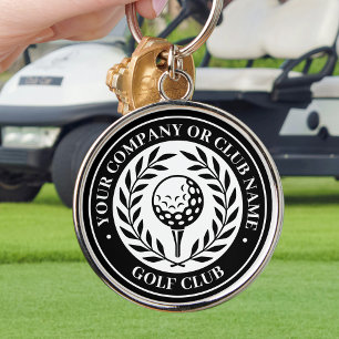 Llavero de Golf Clásico con Nombre Personalizado N