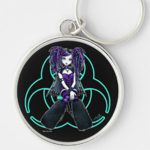 Llavero de hadas radiactivo de "Reagan" Cybergoth