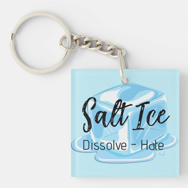 Llavero de hielo de sal  (Frente)