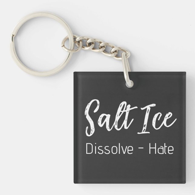Llavero de hielo salado (Frente)