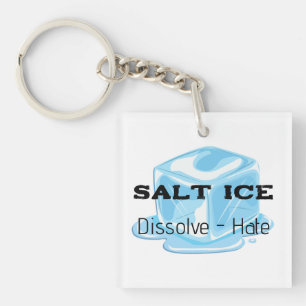 Llavero de hielo salado
