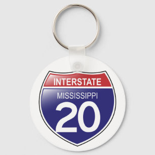 Llavero de I-20 Mississippi