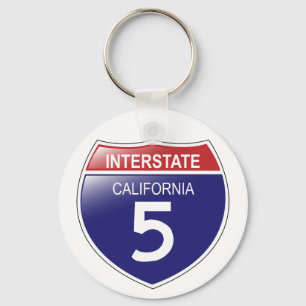 Llavero de I-5 California