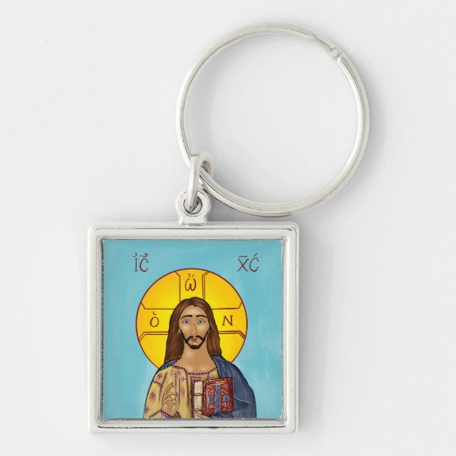 Llavero de Icono de Cristo 2 (Frente)