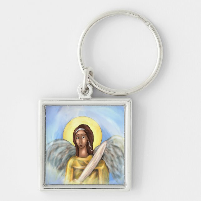 Llavero de Icono del Arcángel Miguel (Frente)
