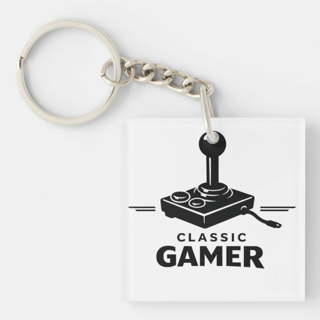 Llavero de joystick retro Classic Gamer (Frente)