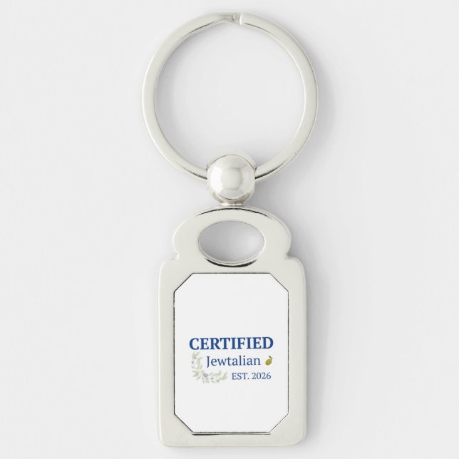 Llavero de Judío Italiano Certificado (Anverso)