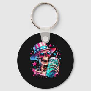 Llavero De Julio Skeleton Retro Trendy Mom Skull Mama Life