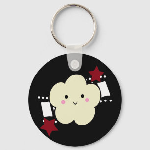 Llavero de Kawaii de las palomitas de la película
