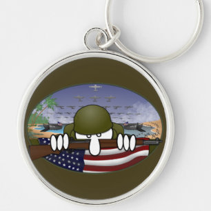 Llavero de Kilroy de la guerra mundial 2