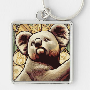 Llavero de Koala Art Deco