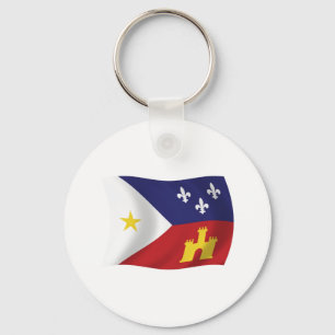 Llavero de la bandera de Acadiana