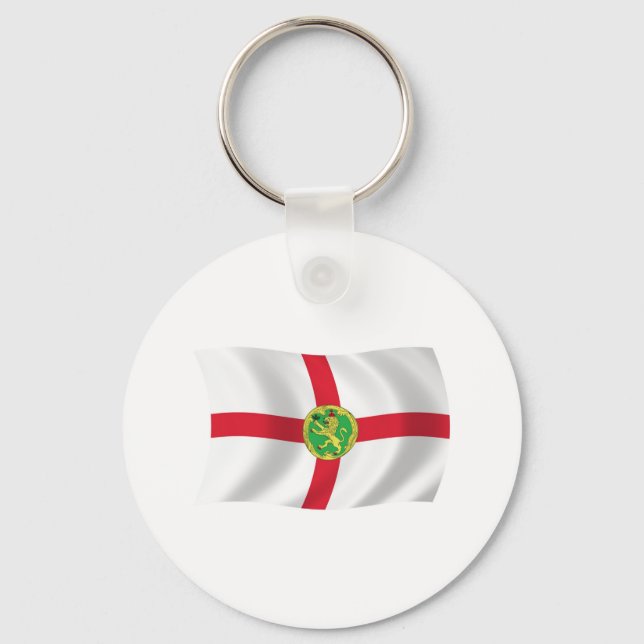 Llavero de la bandera de Alderney (Anverso)