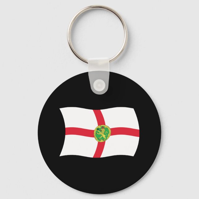 Llavero de la bandera de Alderney (Anverso)