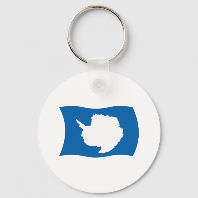 Llavero de la bandera de Antártida (Anverso)