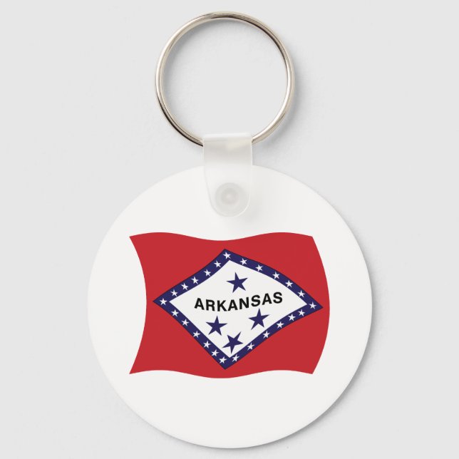 Llavero de la bandera de Arkansas (Anverso)