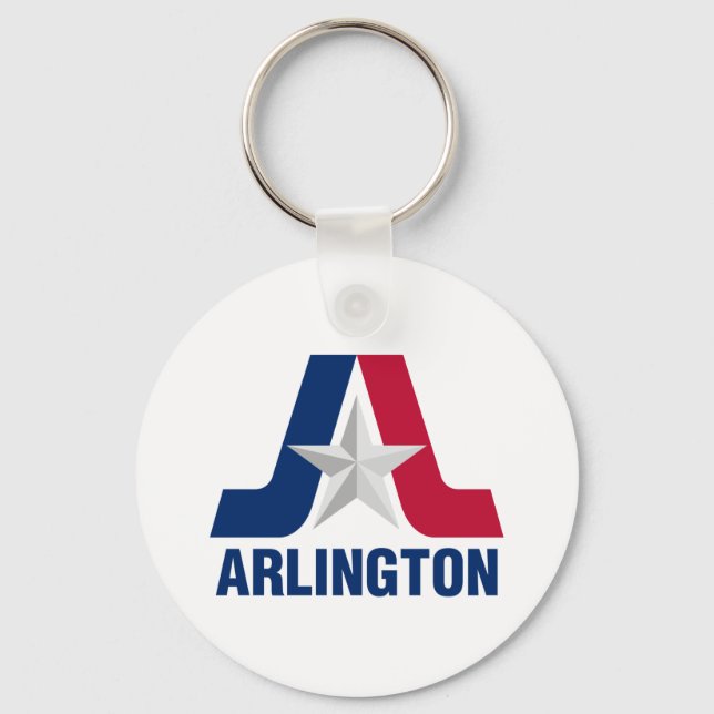 Llavero de la bandera de Arlington, Texas (Anverso)
