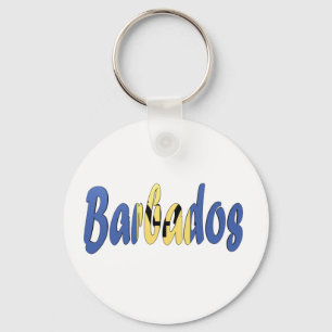 Llavero de la bandera de Barbados
