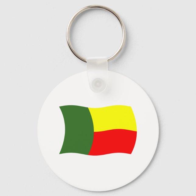 Llavero de la bandera de Benín (Anverso)