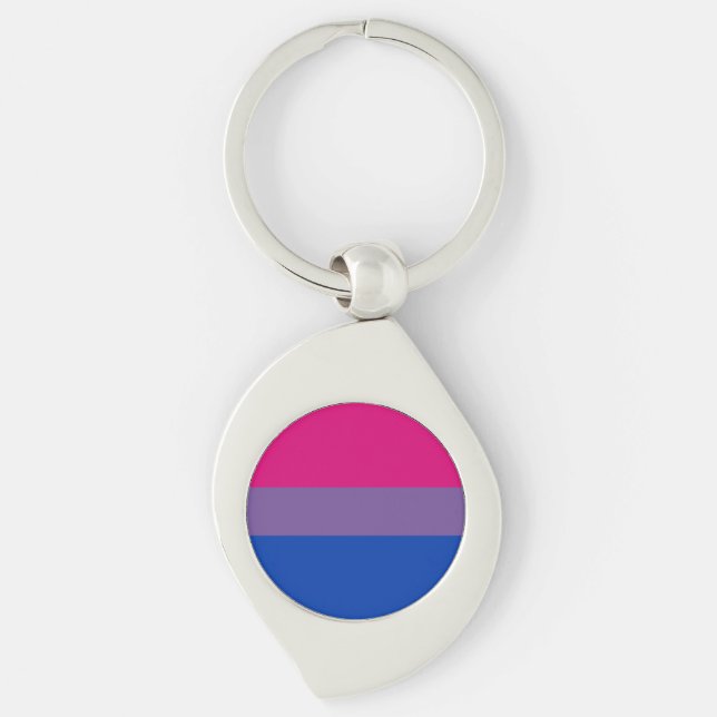 Llavero de la bandera de bisexualidad (Anverso)