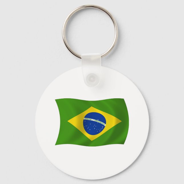 Llavero de la Bandera de Brasil (Anverso)