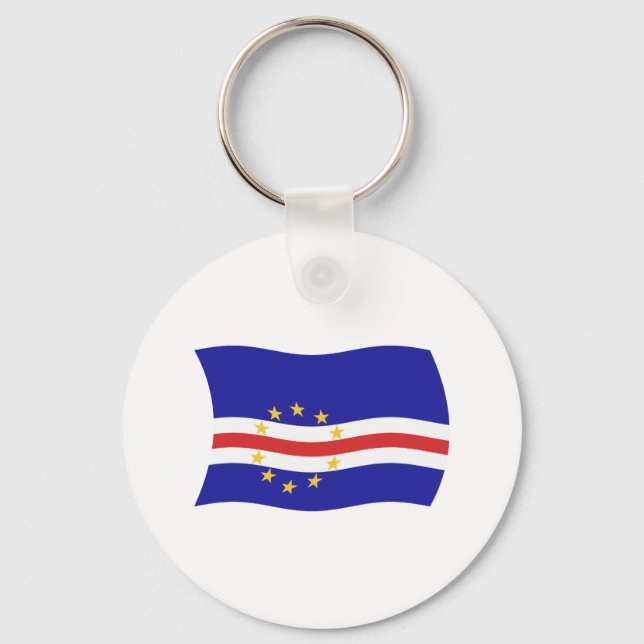 Llavero de la bandera de Cabo Verde (Anverso)
