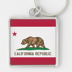 Llavero de la bandera de California