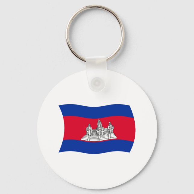 Llavero de la bandera de Camboya (Anverso)