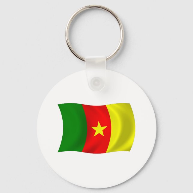 Llavero de la bandera de Camerún (Anverso)