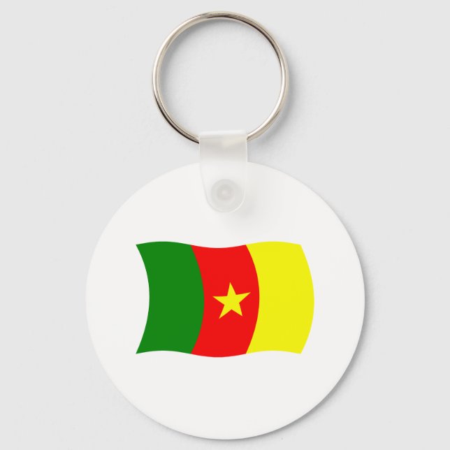 Llavero de la bandera de Camerún (Anverso)