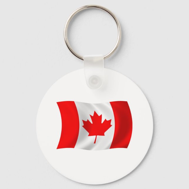 Llavero de la bandera de Canadá (Anverso)
